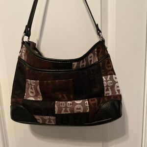Black/brown/silver Shoulder Bag